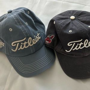 2 Titleist baseball caps - Chief Wahoo and Key West Golf Club
